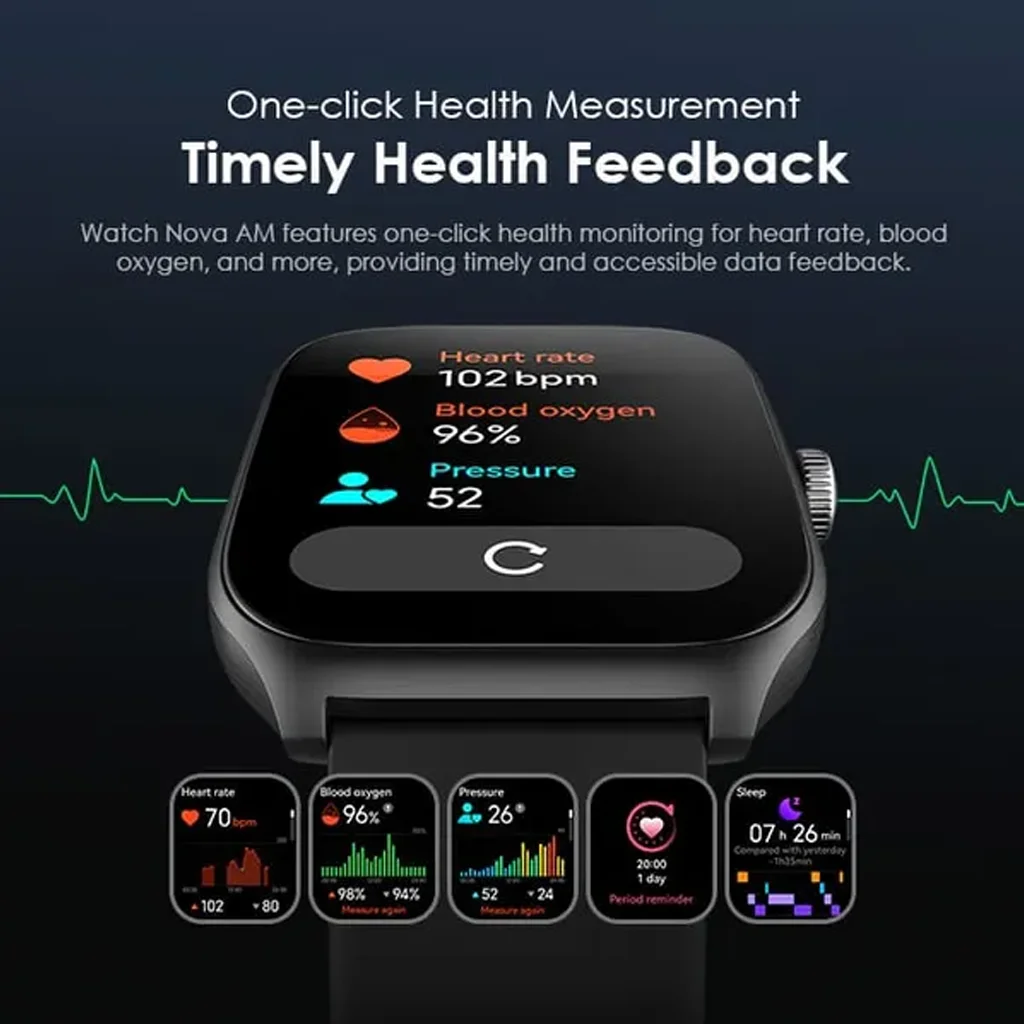 Oraimo Watch Nova AM 2.01-inch AMOLED Curved Cover Smart Watch