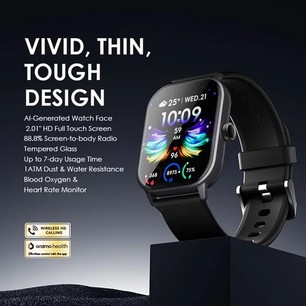 Oraimo Watch 5 2.01-inch HD Smart Watch