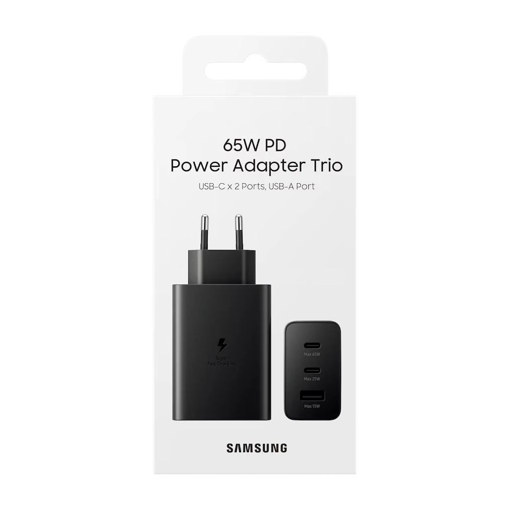 Samsung 65W Power Adapter Trio – 3 Pin