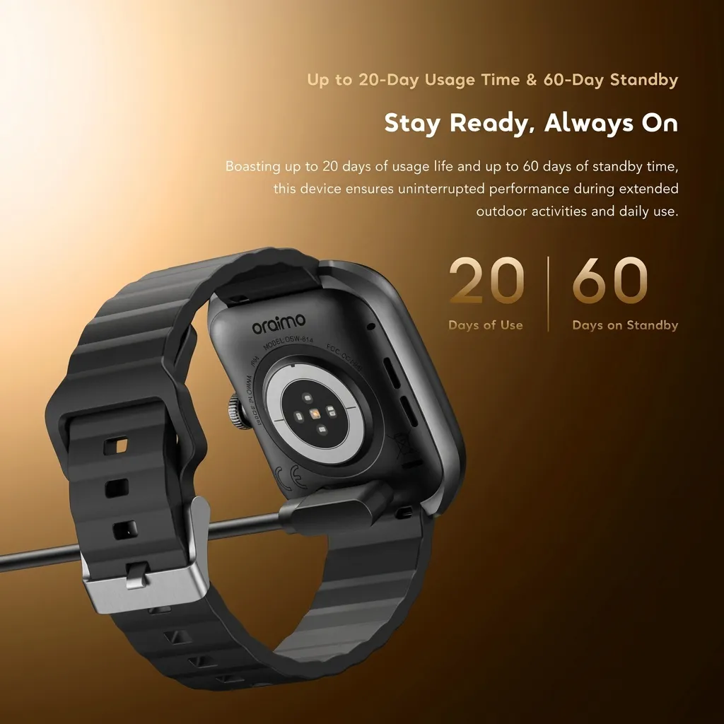 Oraimo Watch Nova 2 2.01-inch AMOLED IP68 Curved Smart Watch