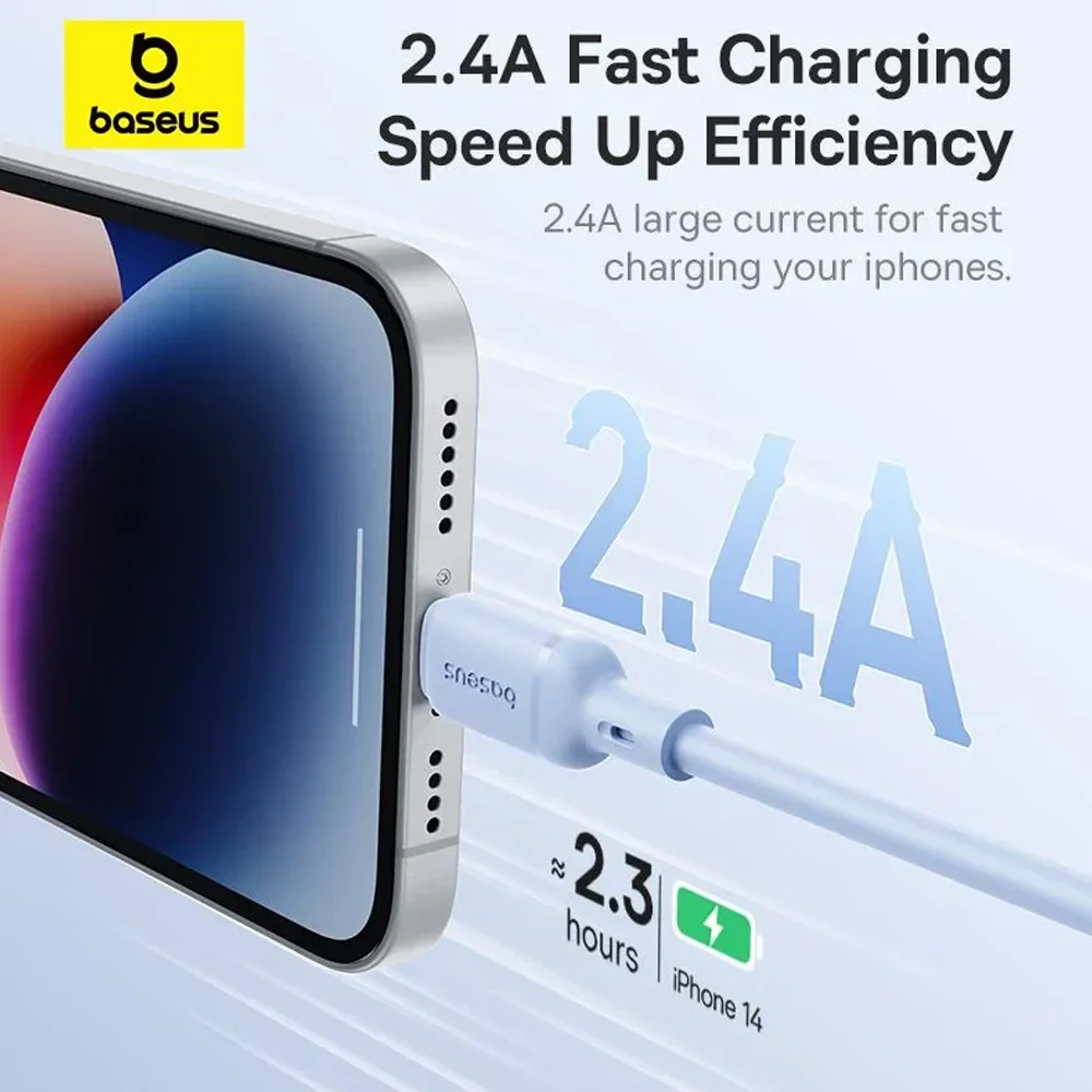 Baseus Silky Series Fast Charging Cable USB-A to iP 2.4A