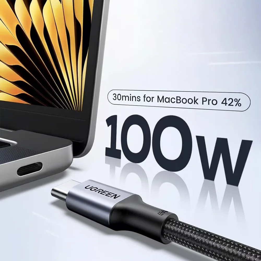 UGREEN 70429 Type-C to Type-C Cable 100W (2 Meters)