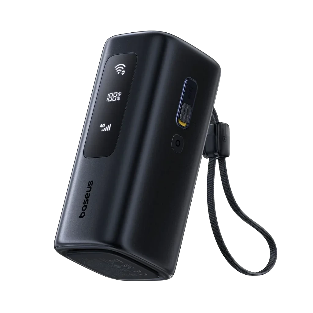 Baseus EnerGeek GX11 MiFi Portable WiFi Power Bank 20000mAh 67W