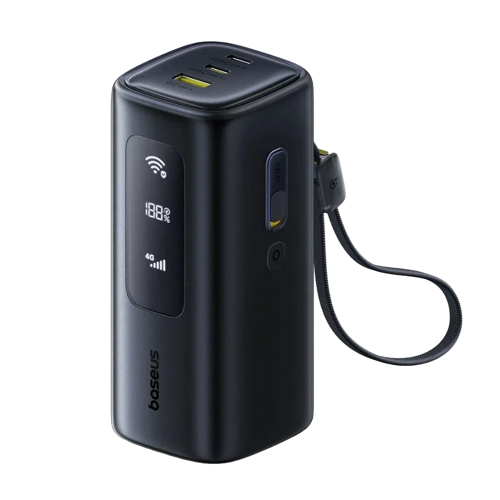 Baseus EnerGeek GX11 MiFi Portable WiFi Power Bank 20000mAh 67W