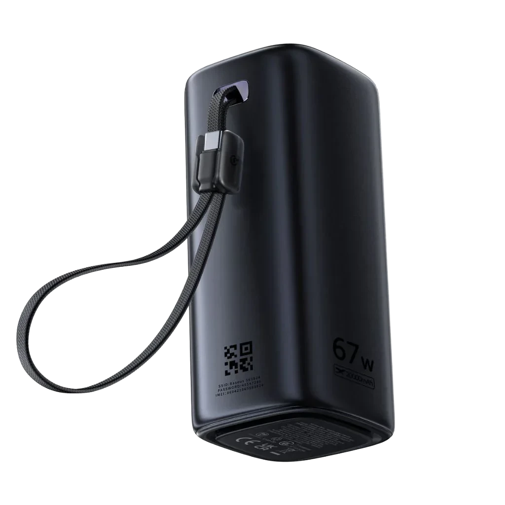 Baseus EnerGeek GX11 MiFi Portable WiFi Power Bank 20000mAh 67W