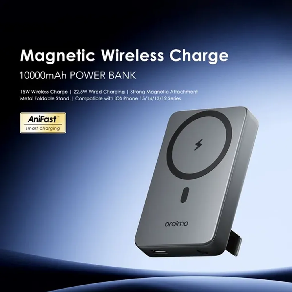 oraimo MagPower 15 10000mAh Wireless Power Bank