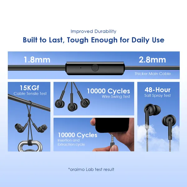Oraimo CONCH 2 Neo 3.5MM In-Ear Wired Earphones