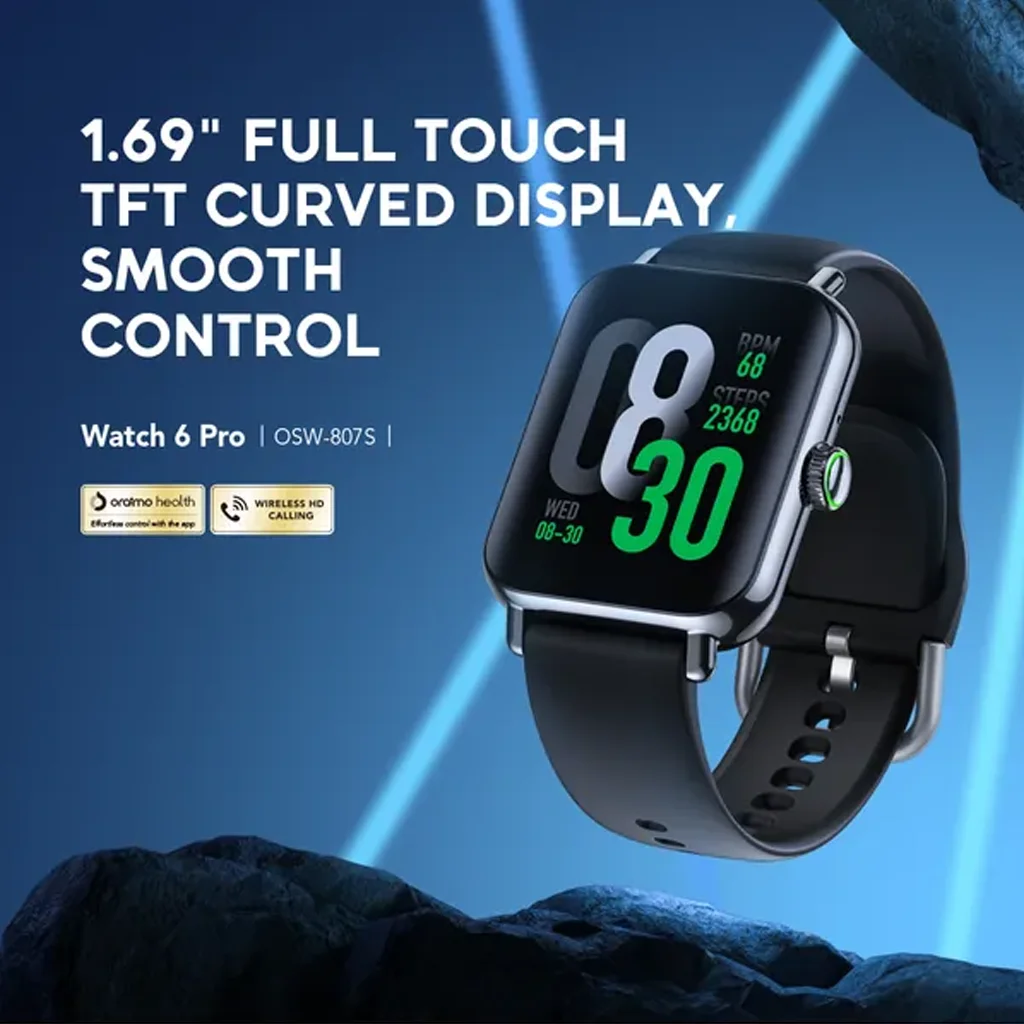 Oraimo Watch 6 Pro 1.69-inch Full Touch Smart Watch