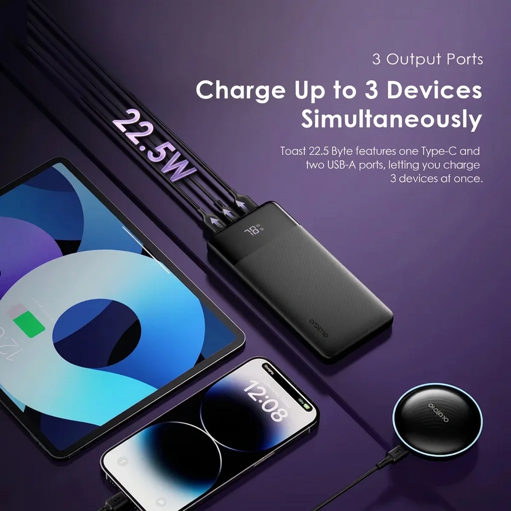 Oraimo Toast 22.5 Byte (10000mAh 22.5W)