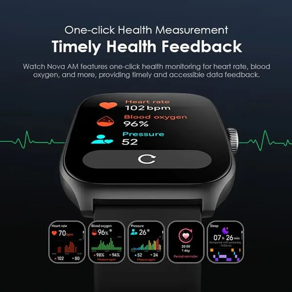 Oraimo Watch Nova AM 2.01-inch AMOLED Curved Cover Smart Watch