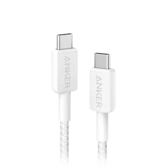 Anker 322 USB-C to USB-C Cable 6FT - White