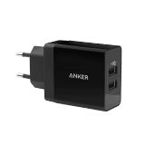 Anker 24W 2-Port USB Wall Charger with Micro-USB Cable
