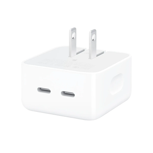 Apple 35W Dual USB-C Port Compact Power Adapter