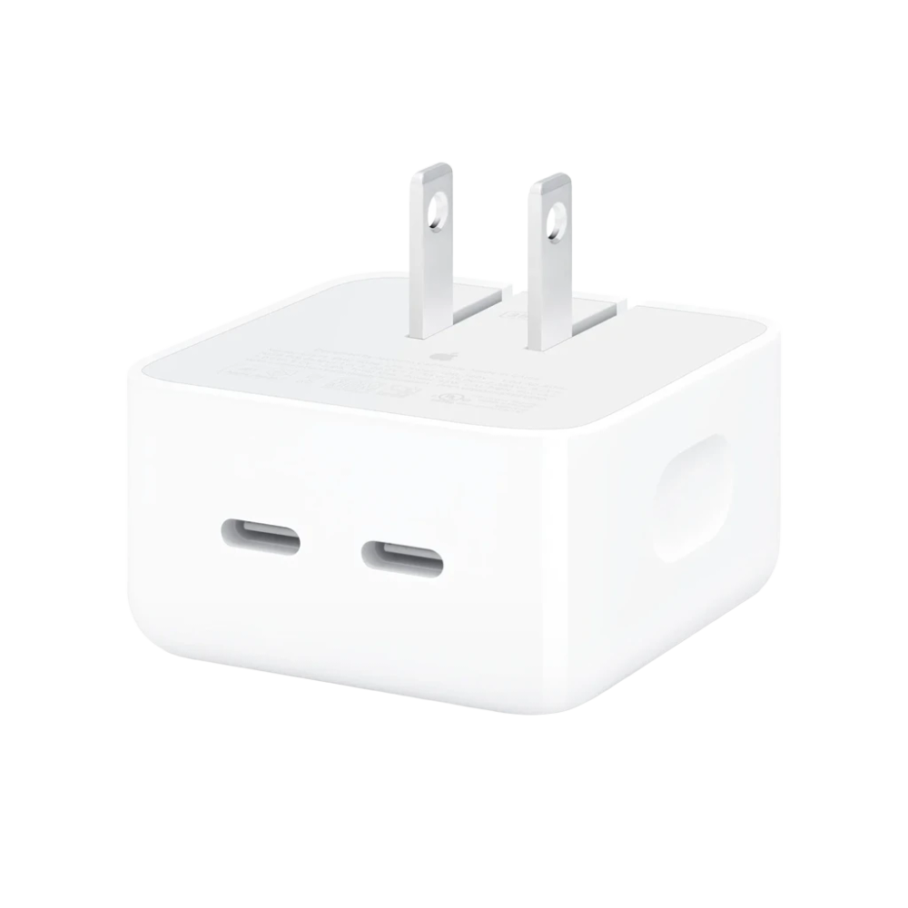 Apple 35W Dual USB-C Port Compact Power Adapter