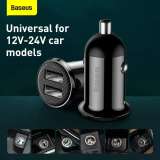 Baseus Grain Pro Car Charger Dual USB 4.8A