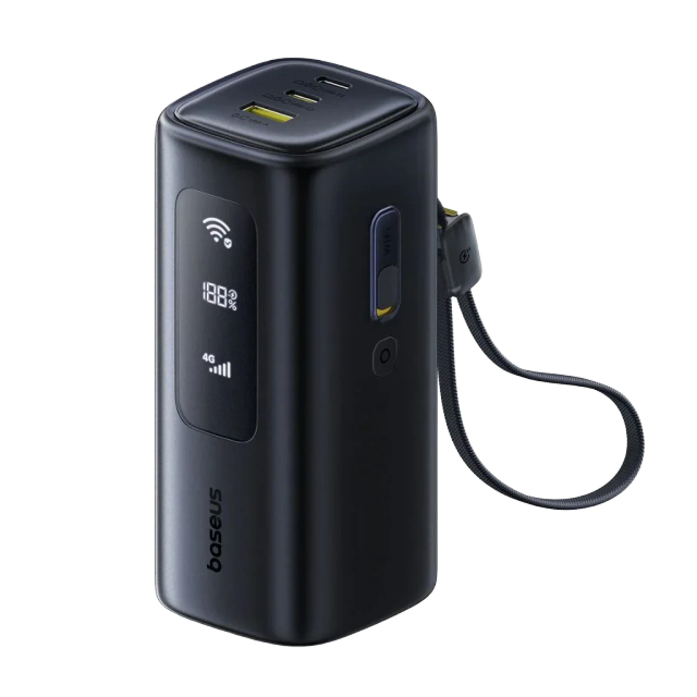 Baseus EnerGeek GX11 MiFi Portable WiFi Power Bank 20000mAh 67W
