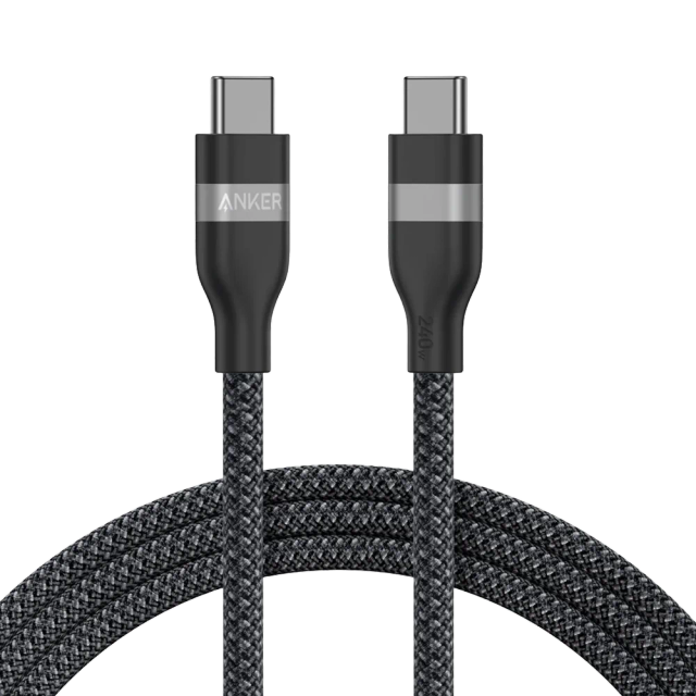 Anker USB-C to USB-C Cable (240W Upcycled-Braided) - 3ft