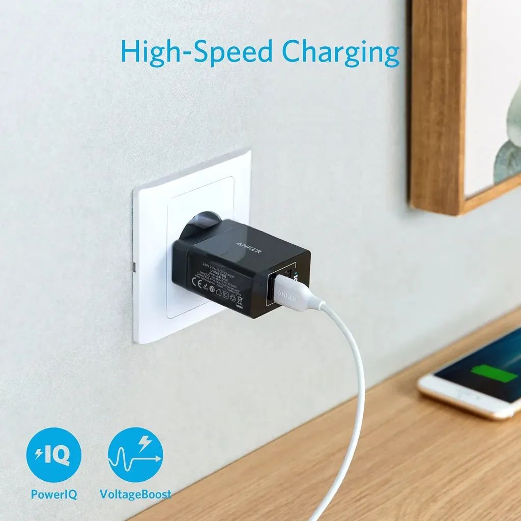 Anker 25W 2-Port USB Wall Charger