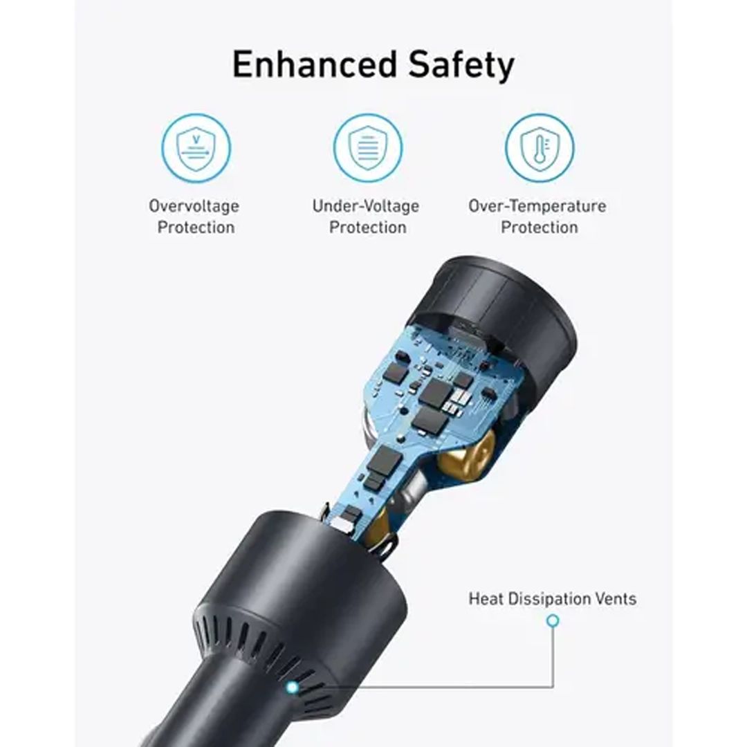 Anker Nano Car Charger 167.5W 3-Port