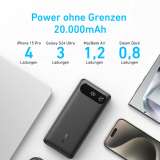 Anker Power Bank 20000mAh 87W with Built-in USB-C Cable