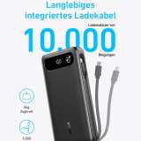 Anker Power Bank 20000mAh 87W with Built-in USB-C Cable