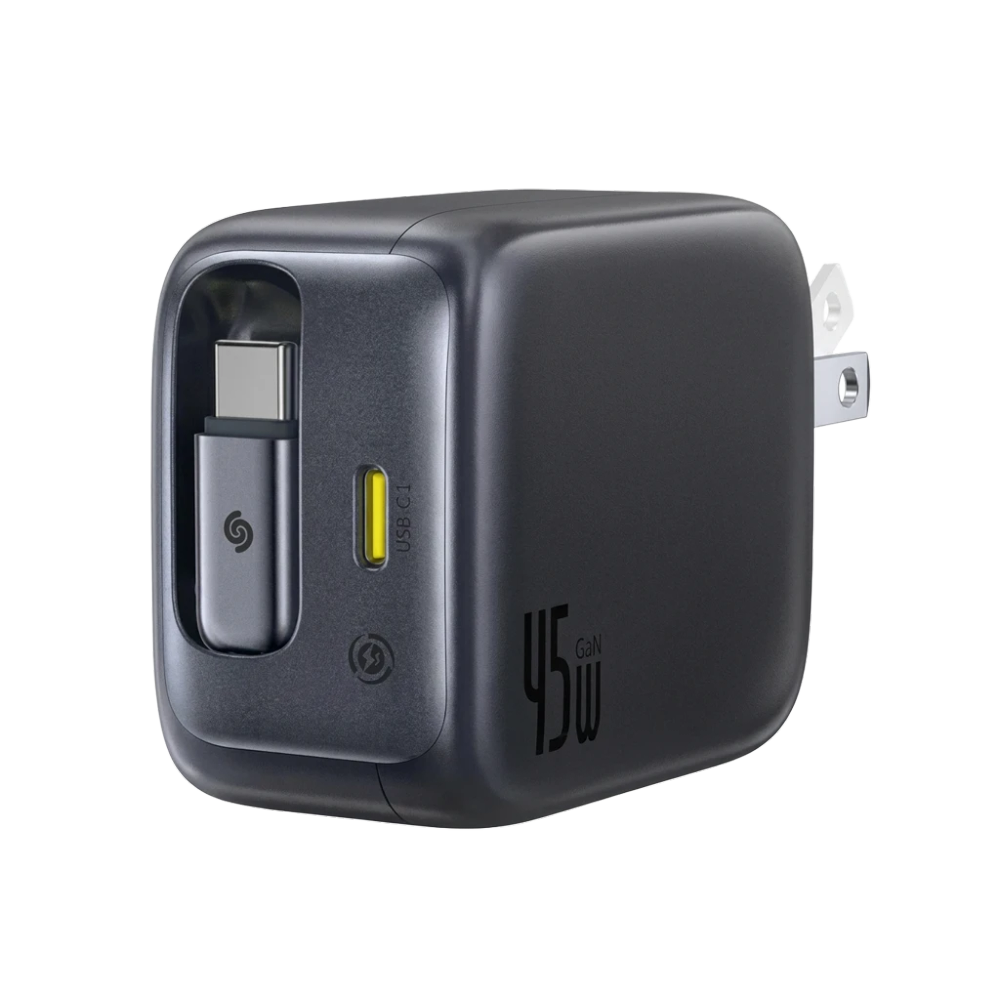 Baseus EnerCore CJ11 Fast Charger With Retractable Cable 2C 45W US JP