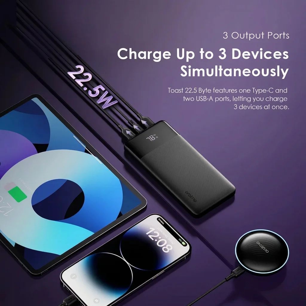 Oraimo Toast 22.5 Byte (10000mAh 22.5W)