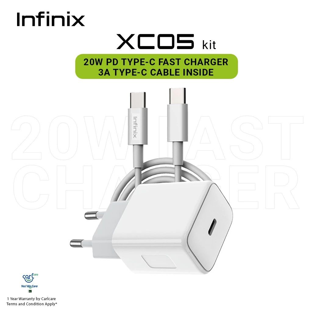 Infinix XC05 20W Wall Charger Kit